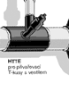 HTTE - Přivařovací T-kusy s ventilem